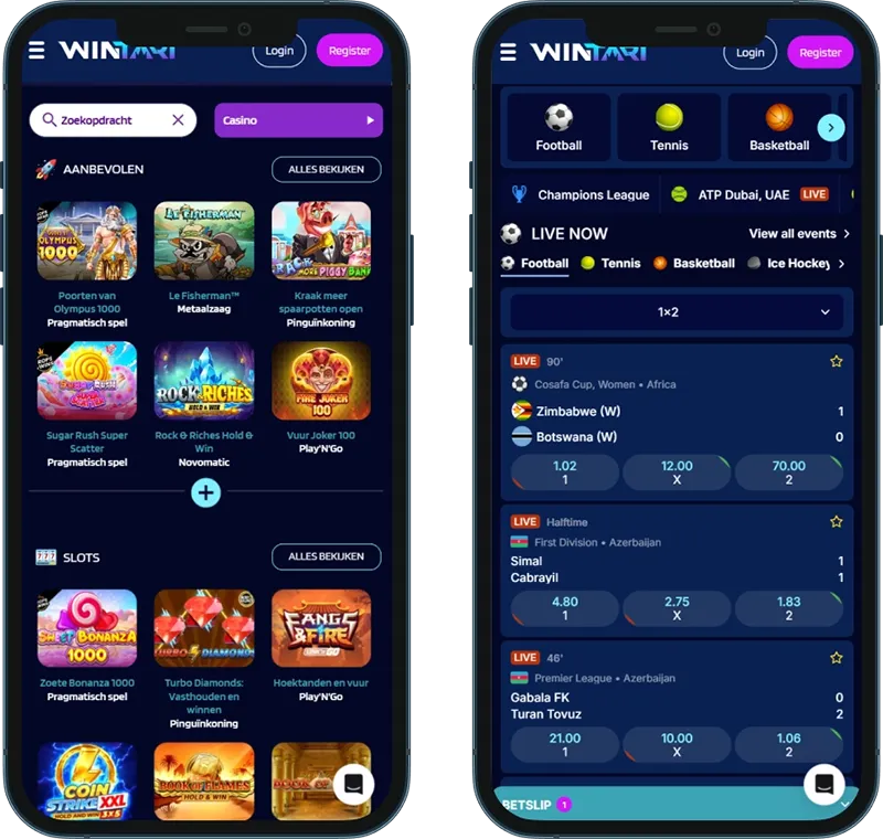 Wintari Casino Speel mobiel